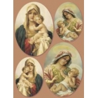 Madonna con bambino ovale